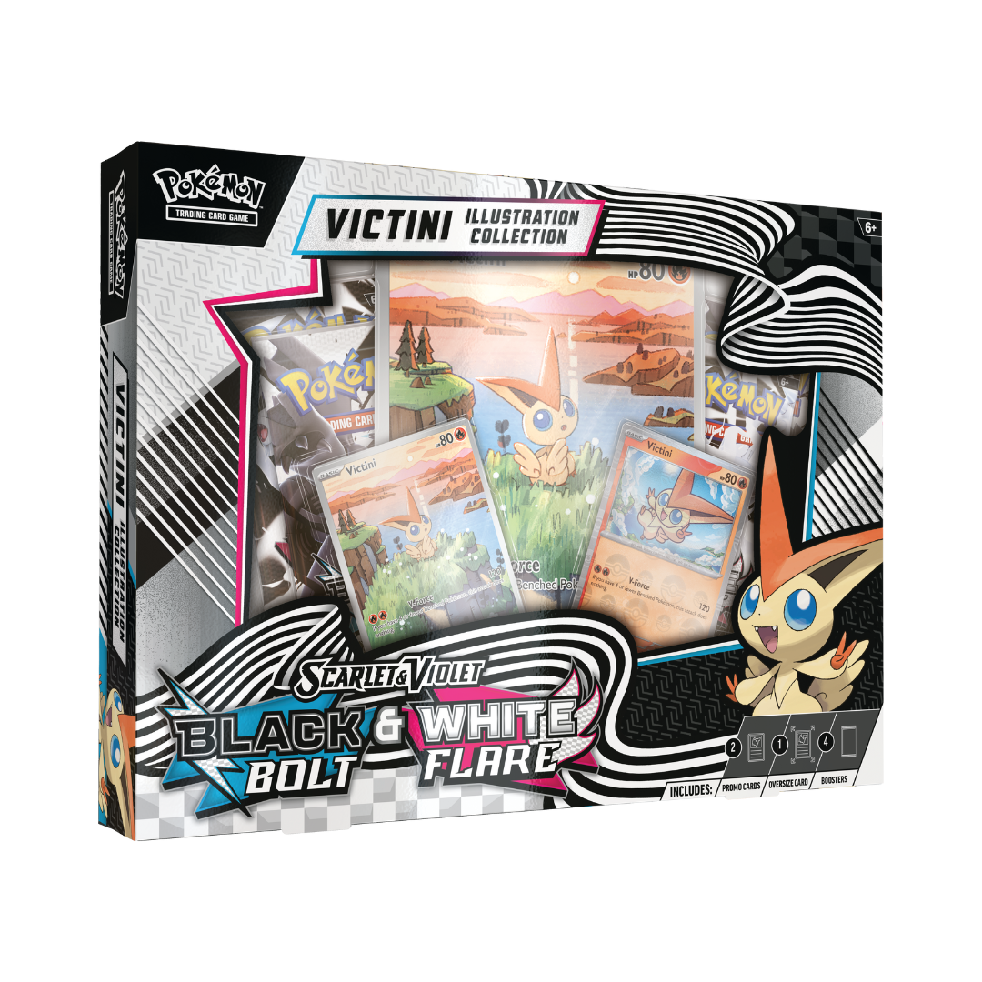 Vicitini Illustration Collection | Black Bolt & White Flare
