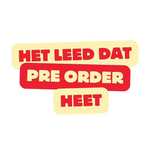 Het leed dat pre order heet!