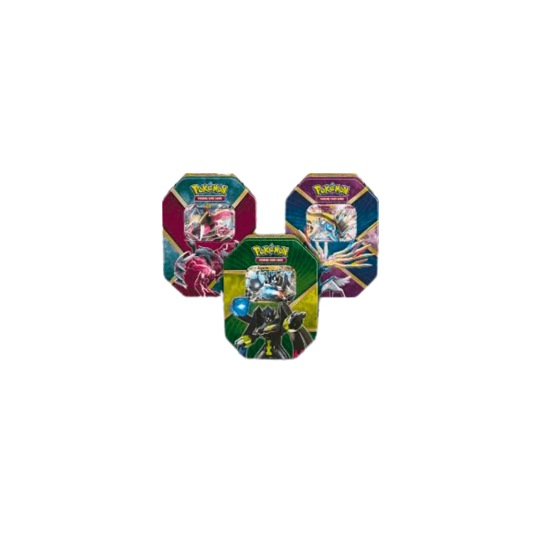 Tin met Pokémon kaarten