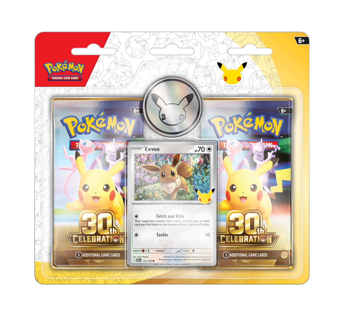 2 pack blister Eevee | 30th Celebration