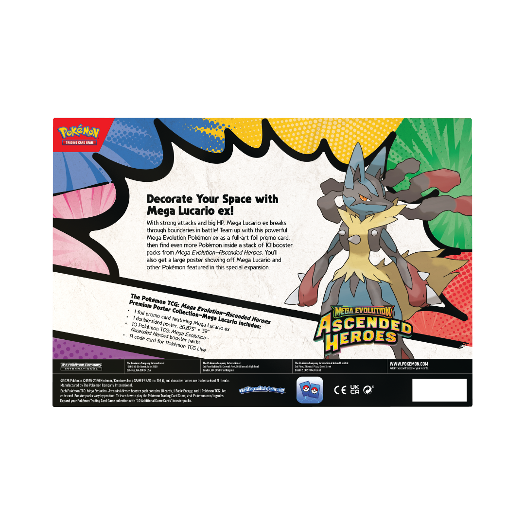 Premium Poster Collection | Mega Lucario | Ascended Heroes