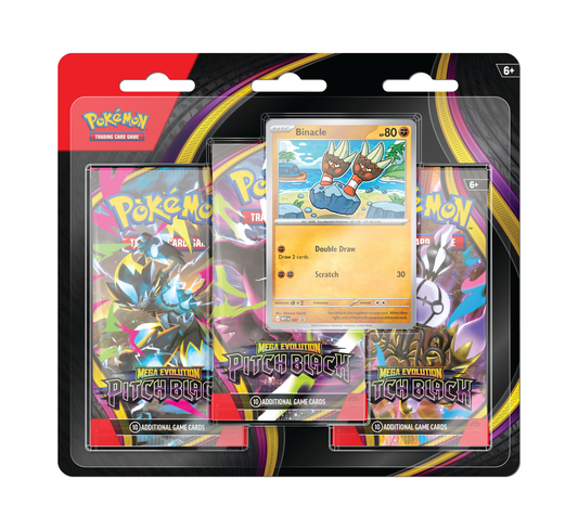 Pitch Black | 3 pack blister